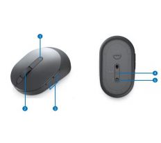 Dell PRO bezdrátová optická myš MS5120W (Black) 570-ABHO MS5120W-BLK, P0R42, 9JRXD