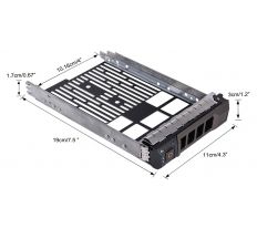 Dell caddy for SATA/SAS HDD to a PowerEdge server 3.5" F238F X968D, G302D