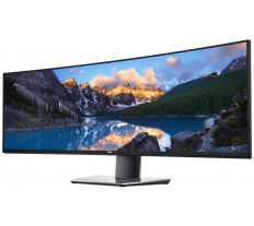 Dell monitor U4919DW / LCD 49" / 5ms / 1000:1 / 2xHDMI / DP / USB 3.0 / USB-C / DOCK / 5120x1440 / IPS panel / black and silver U4919DW 210-ARGK