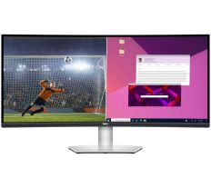 Dell monitor S3423DWC  LCD 34" / 3440x1440 / 100Hz / 4ms / 3000:1 / 2xHDMI 2.0 / DP / USB-C / DOCK / repro / VA panel / ern a stbrn