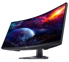 Dell monitor S3422DWG  / LCD / 34" / 3440x1440 / 144Hz / 1ms / 3000:1 / 2xHDMI 2.0 / DP / USB / VA panel / black S3422DWG 210-AZZE