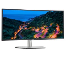 Dell monitor U3423WE / LCD 34" / 8ms / 1000:1 / 2xHDMI / DP / USB 3.0 / USB-C / DOCK / WQHD / repro / IPS panel / zakiven / ern a stbrn U3423WE 210-BFIT