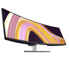 Dell monitor U4924DW / LCD 49" / 8ms / 1000:1 / 2xHDMI / DP / USB 3.0 / USB-C / DOCK / DQHD (5120x1440) / repro / IPS panel / ern a stbrn