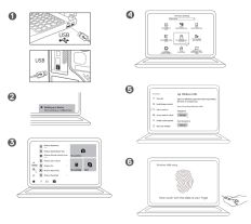 Dell kabelov my se tekou otisku prstu MS819 ern 570-AARY DELL-MS819-BK