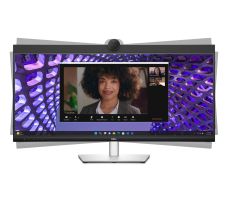 Dell monitor P3424WEB / LCD / 34" / 5ms / 1000:1 / HDMI / DP / USB-C / DOCK / DP / RJ45 / WQHD(3440x1440) / IPS panel / zakiven / ern a stbrn P3424WEB 210-BFOB