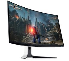 Dell monitor AW3225QF / LCD / 32" / 1000:1 / 3840x2160 / NVIDIA G-SYNC / DP / HDMI 2.1 / USB / zak�iven� / �ern� a st��brn�