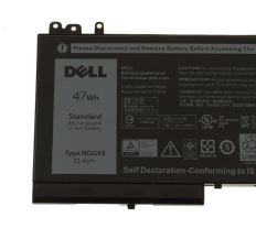 Dell Battery 3-cell 47W/HR LI-ION for Latitude E5570 451-BBUM 954DF, JY8D6, W9FNJ, RDRH9, NGGX5