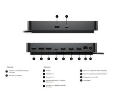 Dell Pro Dock - WD25 100W USB-C 210-BRFQ R9D14, WD25_100W
