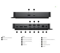 Dell Pro Thunderbolt 5 dokovac stanice SD25TB5 300W USB-C 210-BRFN RM57N, SD25TB5_300W, DELL-SD25TB5