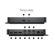 Dell Pro Thunderbolt 4 dokovac stanice WD25TB4 130W 210-BTHY DELL-WD25TB4, WD25TB4_130W, RK5CV