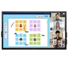 Dell monitor P7525QT / 75" / 4K / 3840x2160 / 8ms / 1200:1 / 2xHDMI / 2xDP / RJ45 / 2xUSB-C / 3xUSB-A / 3xUSB-B / Repro / Multi-Touch / IPS / �ern�